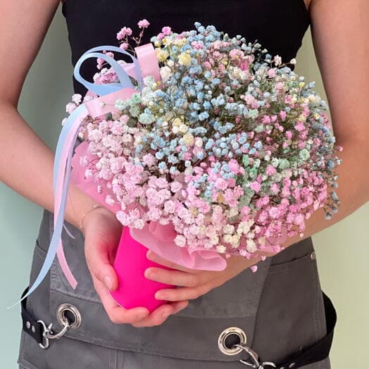 Gypsophila in a glass