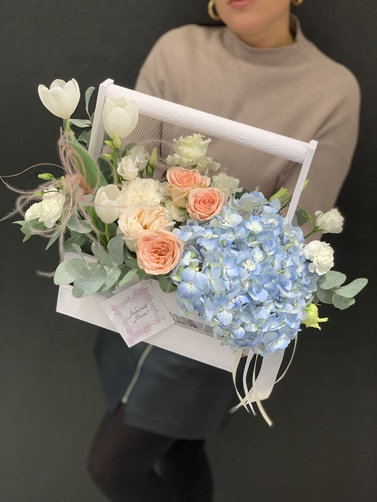 Элегантный цветочный ящик 💐✨