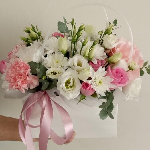 Delicate flowers in the box
