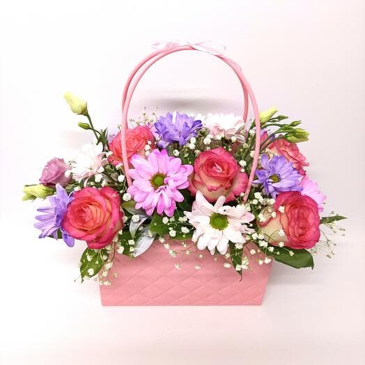 Bouquet in the purse "Natalie"