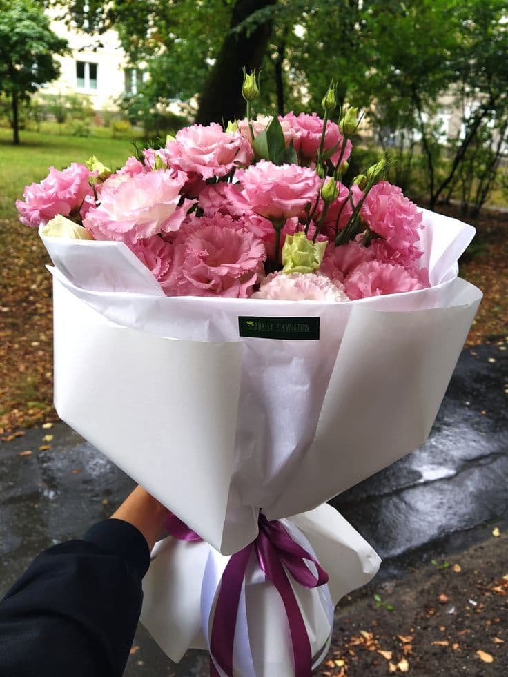 Cozy mono bouquet 🌺