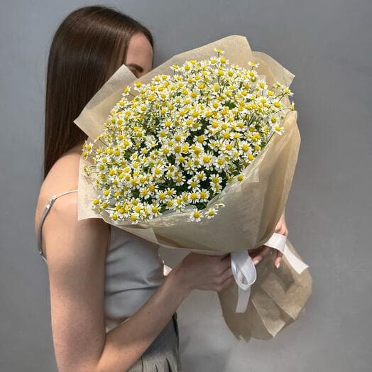 Chamomiles in the bouquet