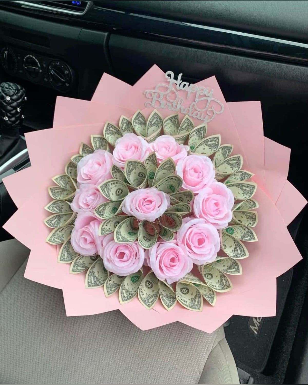 21 pink roses