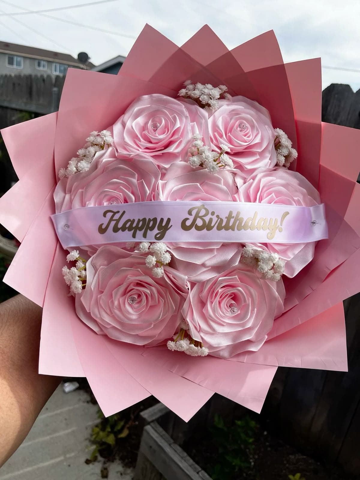 25 Pink Roses 50 cm Royal 👑
