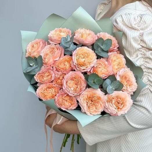 Bouquet of bush roses "Juliette" art. 016