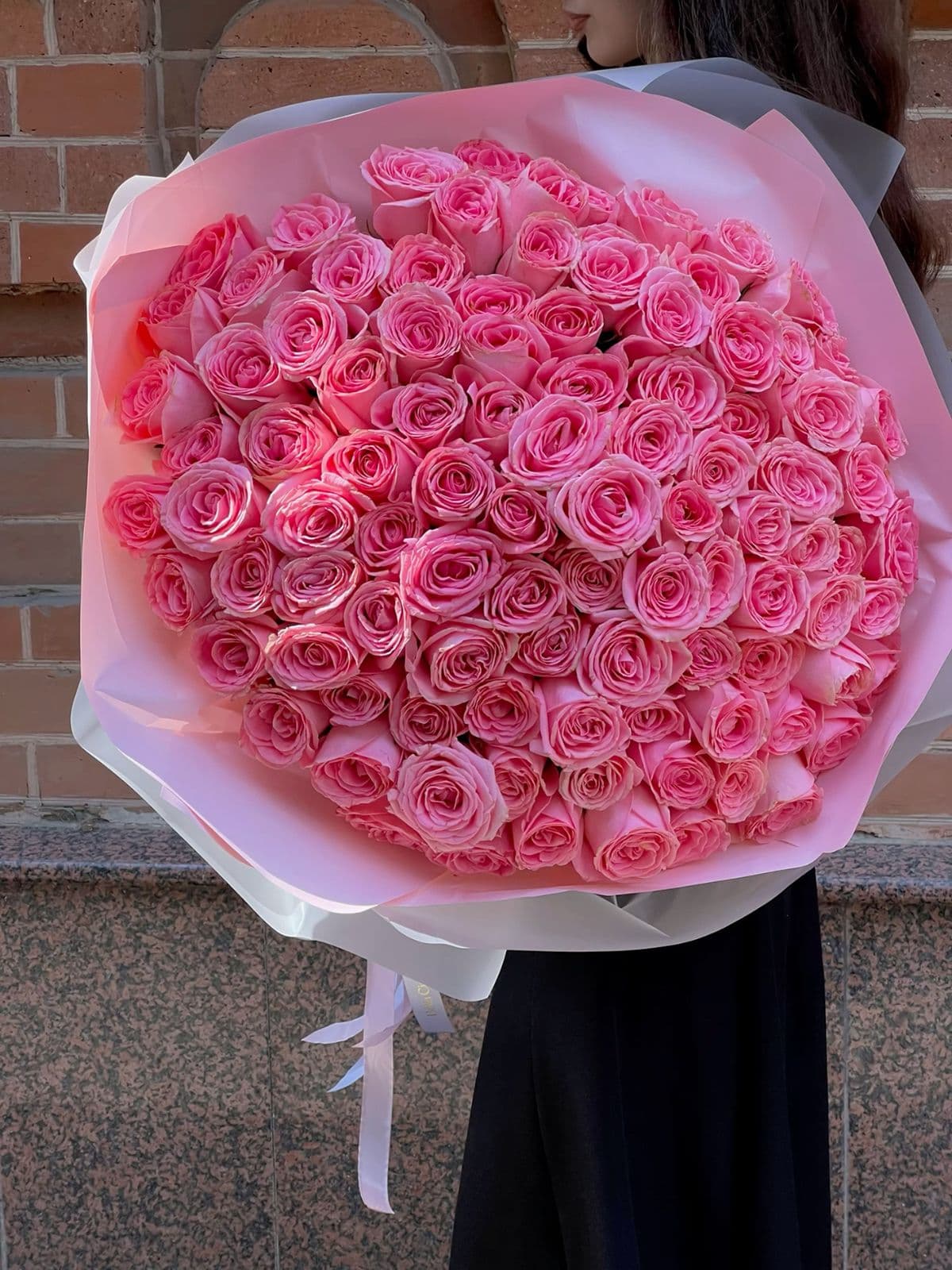 Букет из 1001 розы для вечной любви 🌹