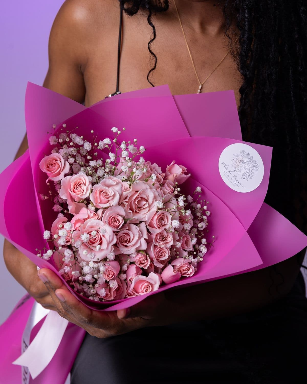 Luxurious mono bouquet 🌸