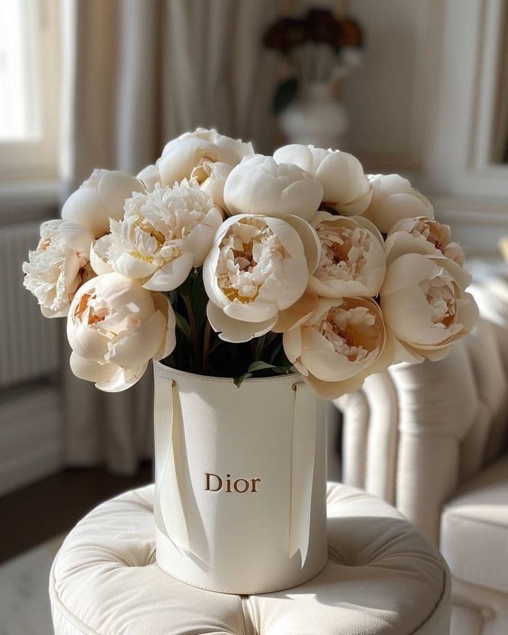 Роскошная цветочная коробка 🌸
