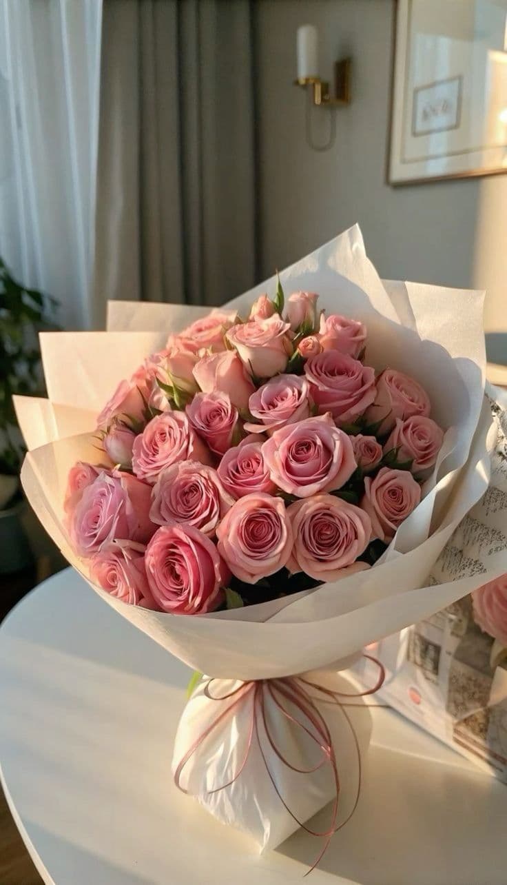 51 Pink Roses 50 cm Exclusive 🔥