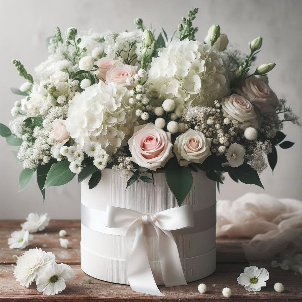 Романтичная цветочная композиция 💐