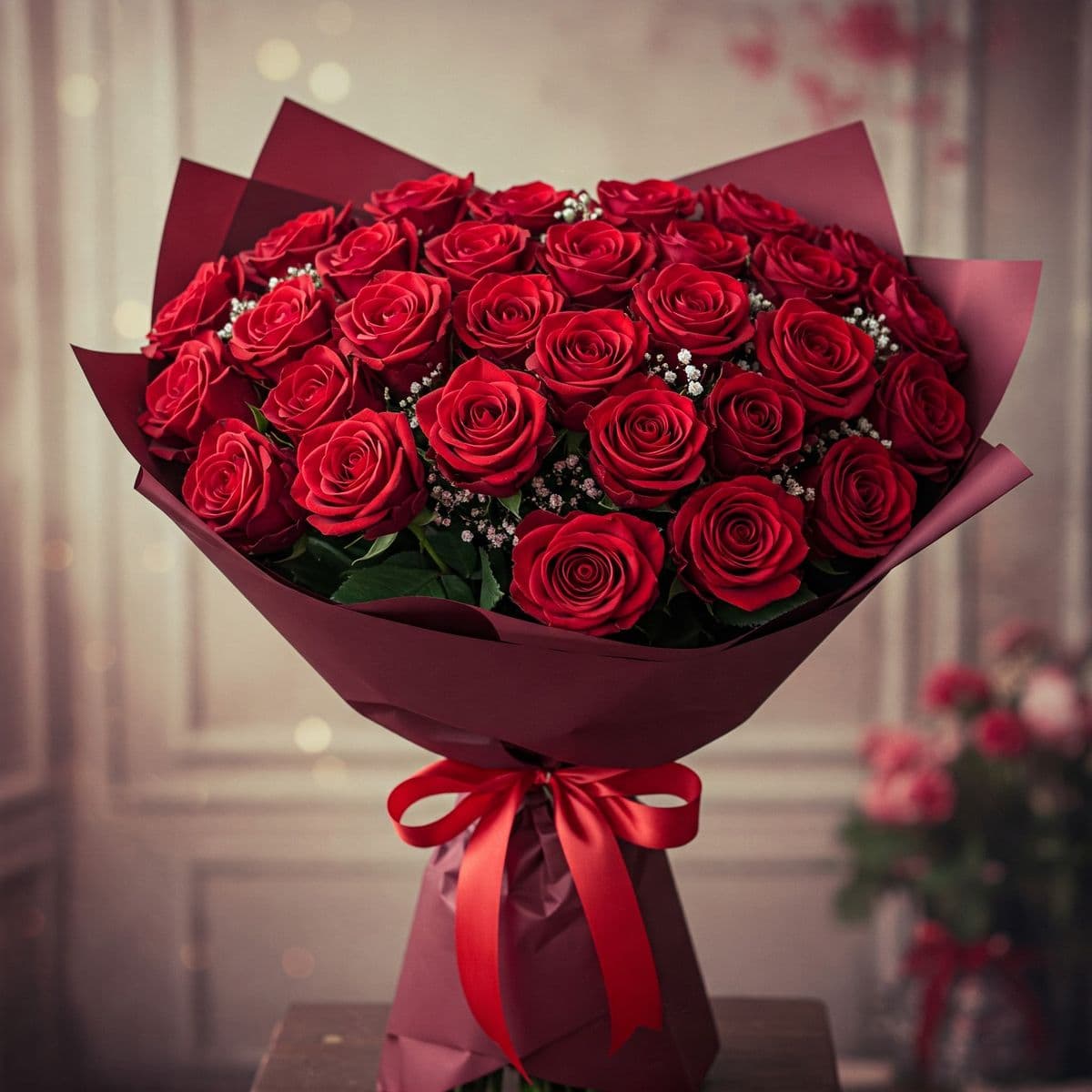 11 red roses