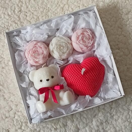 Gift set of candles, for you beloved