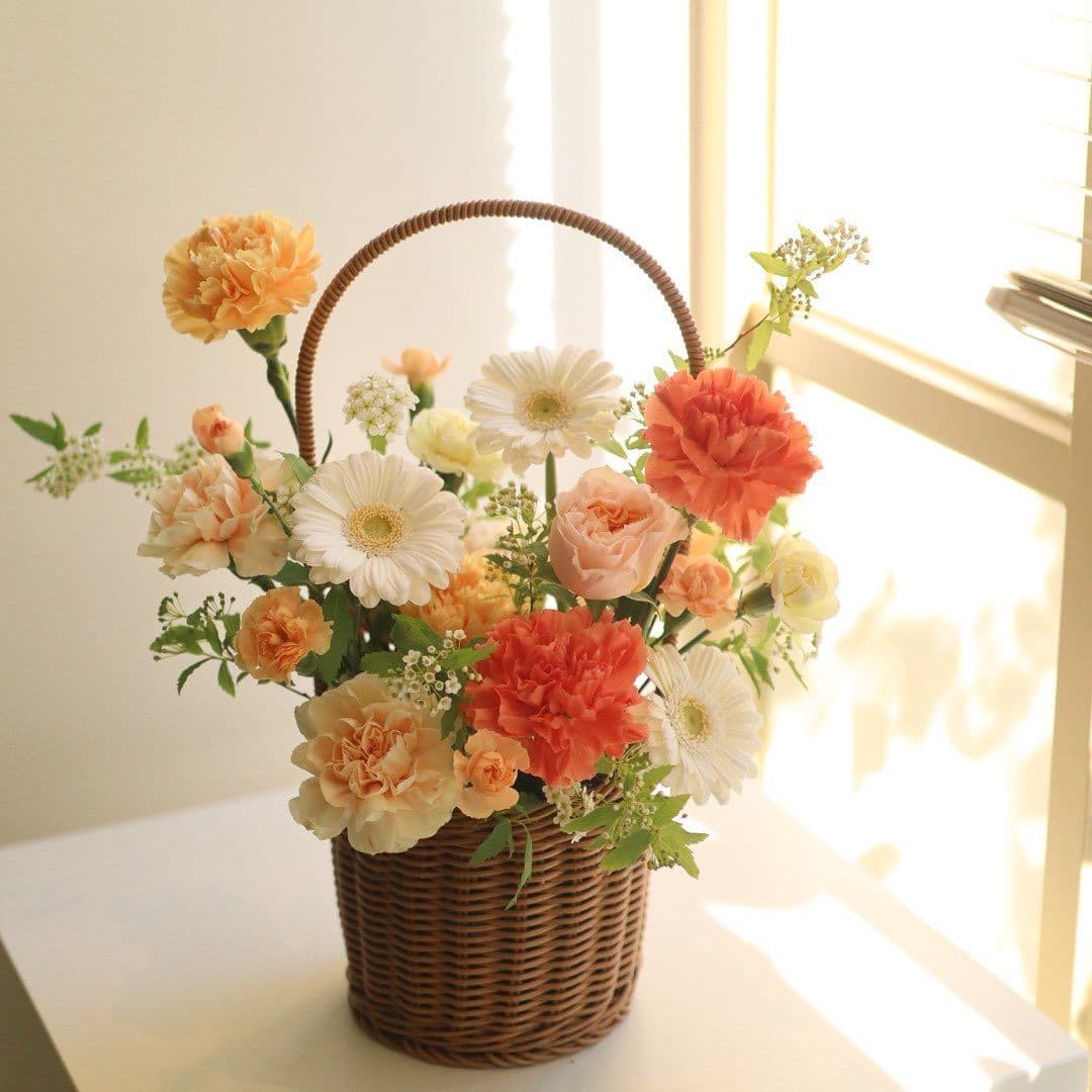 Tender basket arrangement 🌹
