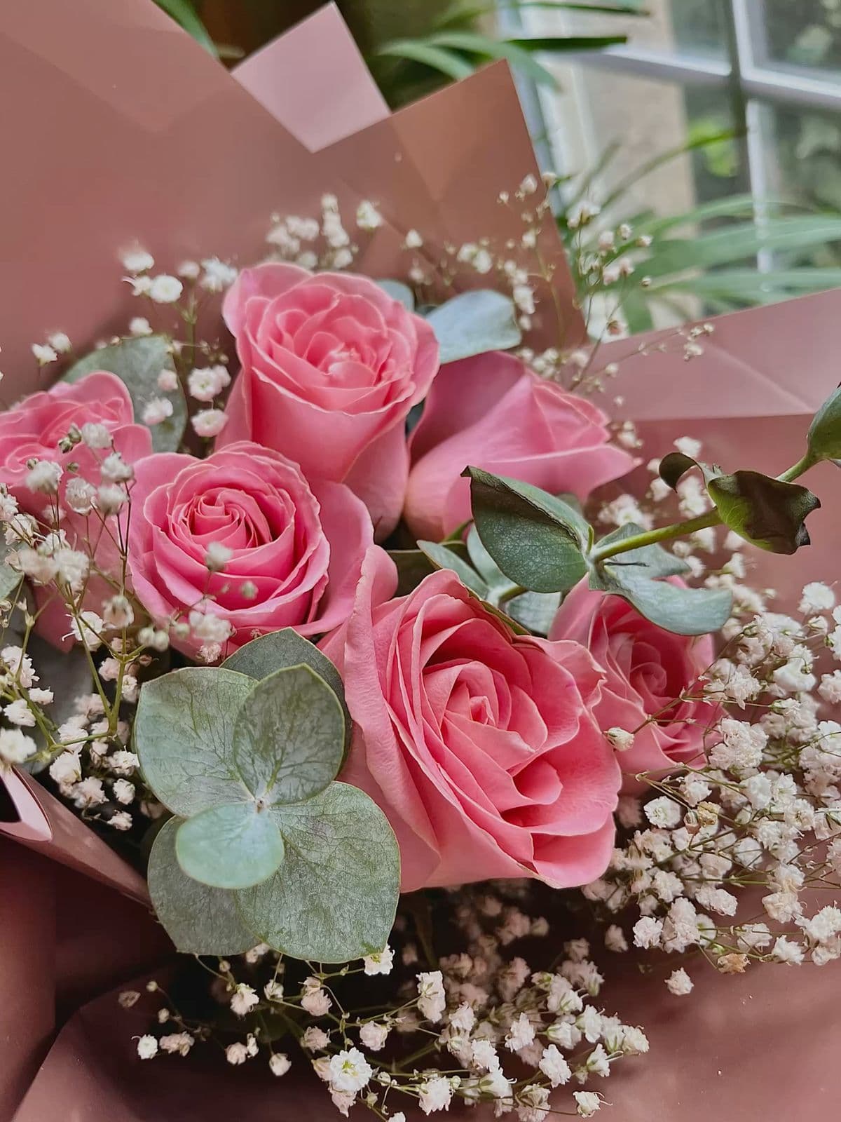 31 pink roses