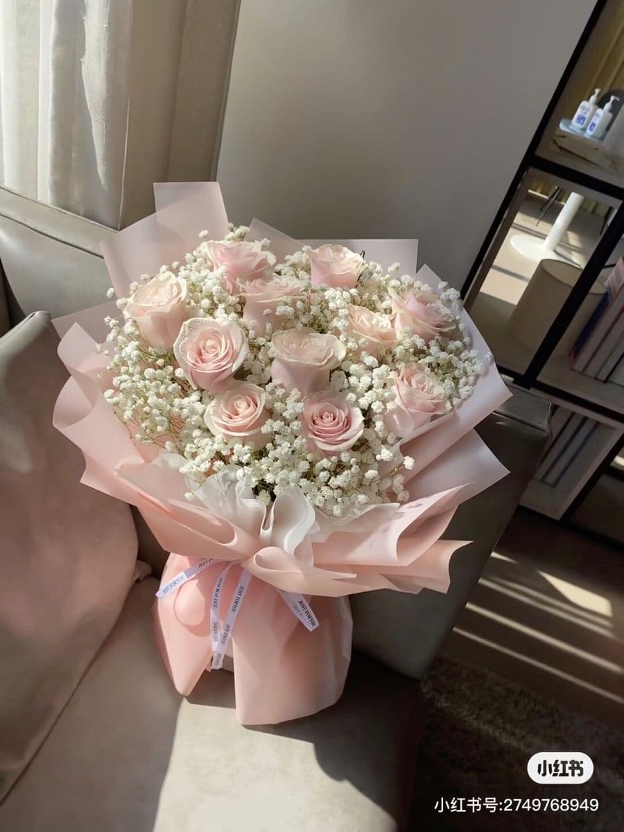 25 розовых роз 50 см великолепных 💖