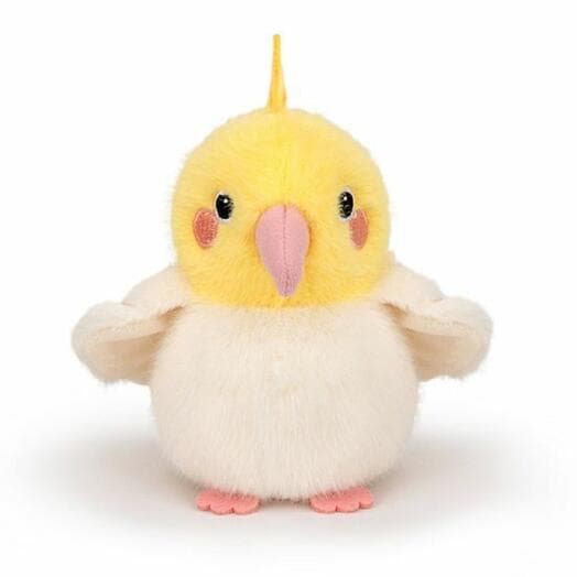 Soft toy Bird Corella for girls and boys / Plush Corella for kids kidwow yellow 11cm