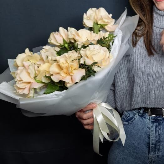 Bouquet vanilla ice cream
