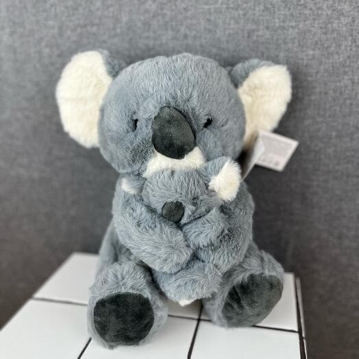Soft toy "Coala with the baby"