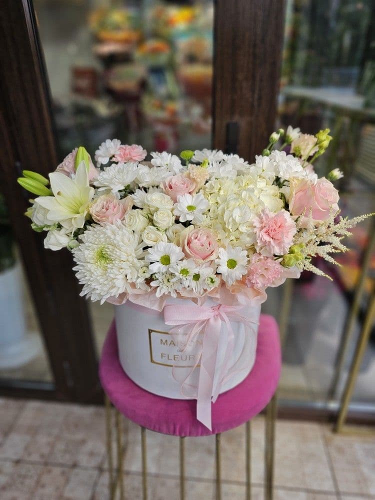 Романтичный цветочный ящик 💐💕