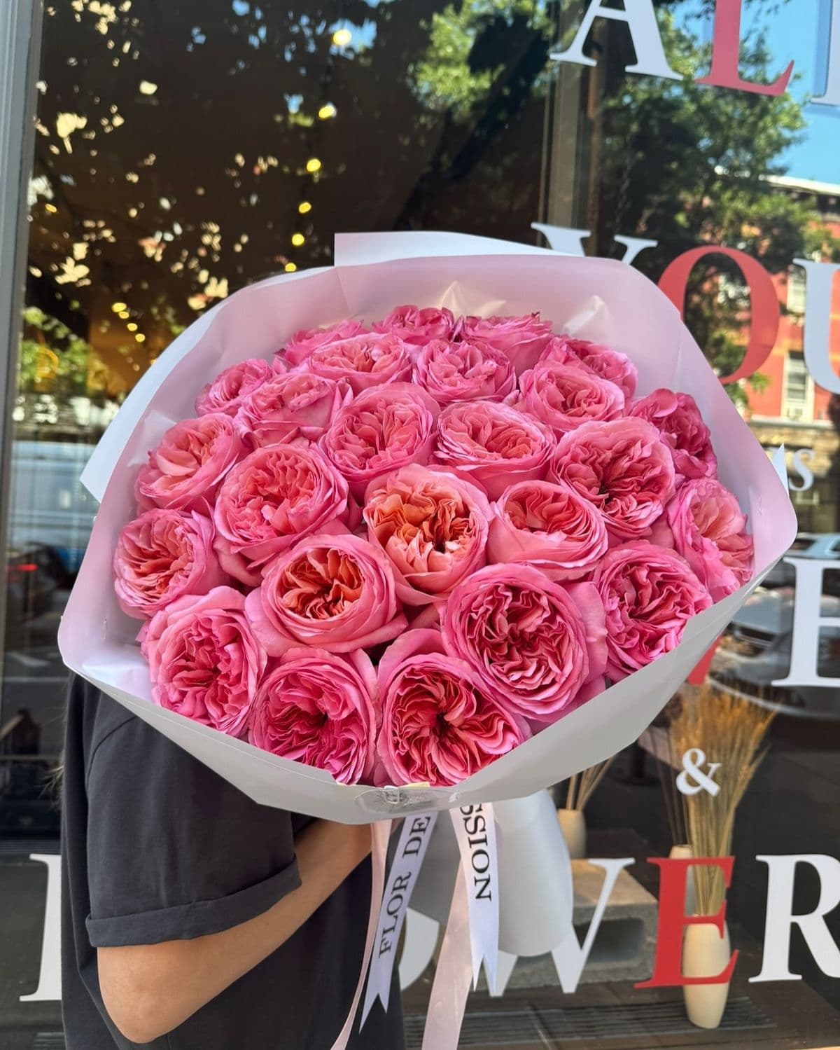 101 розовая роза 50 см премиум 🌸
