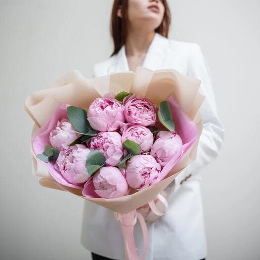 Розовые пионы 🌸