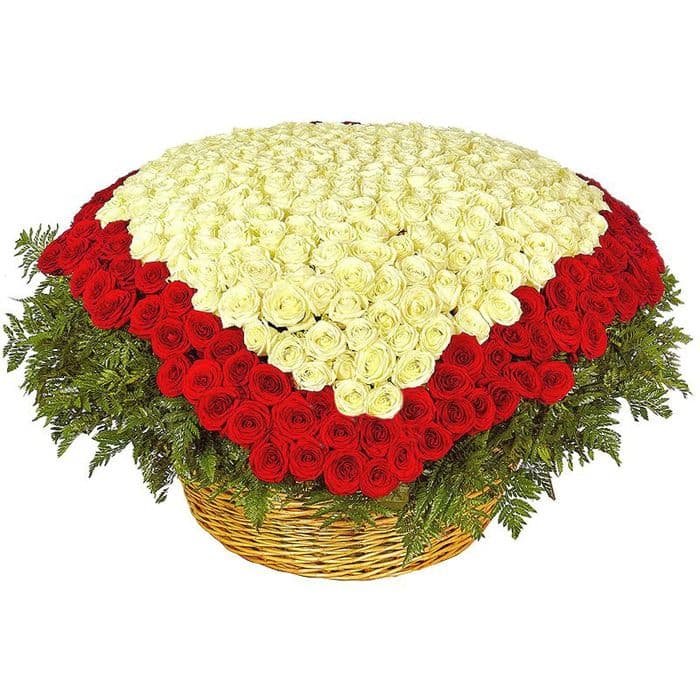 Букет из 1001 розы для истинных ценителей 🌹