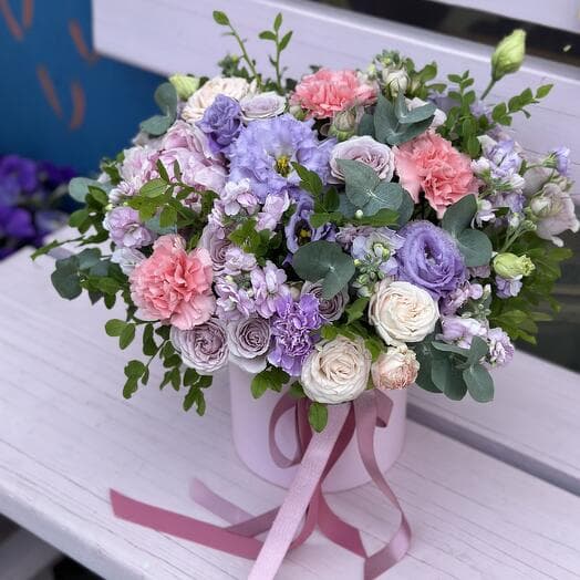 Lavender's flower arrangement with east