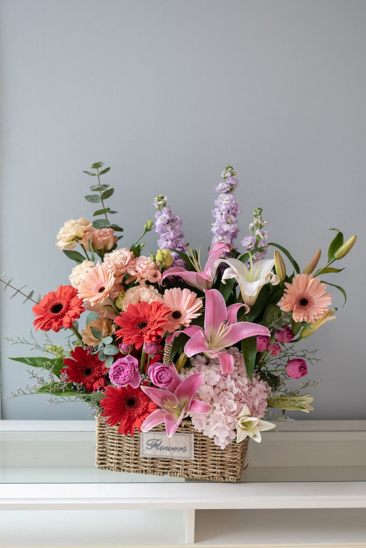 Cozy flower basket 🌺