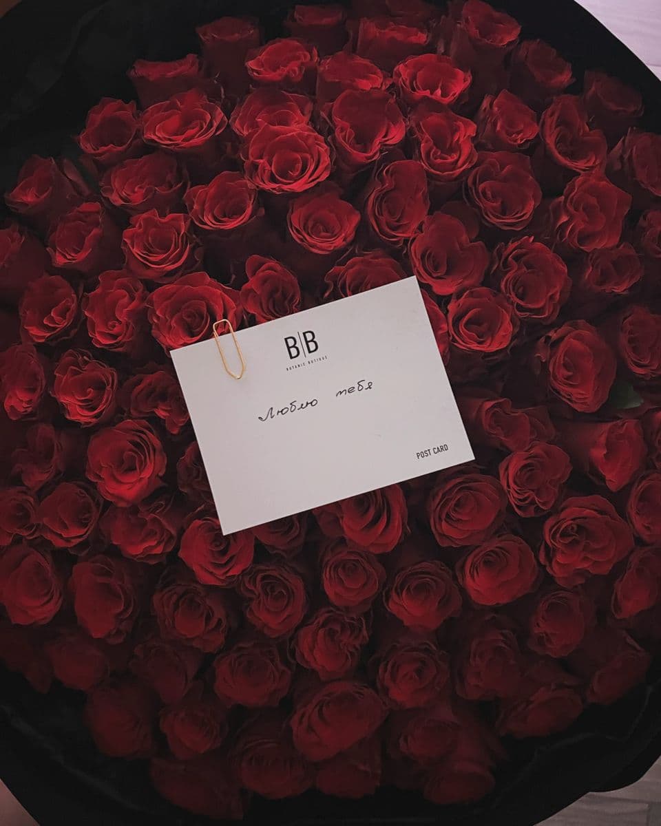1001 красная роза королевская 🌹👑
