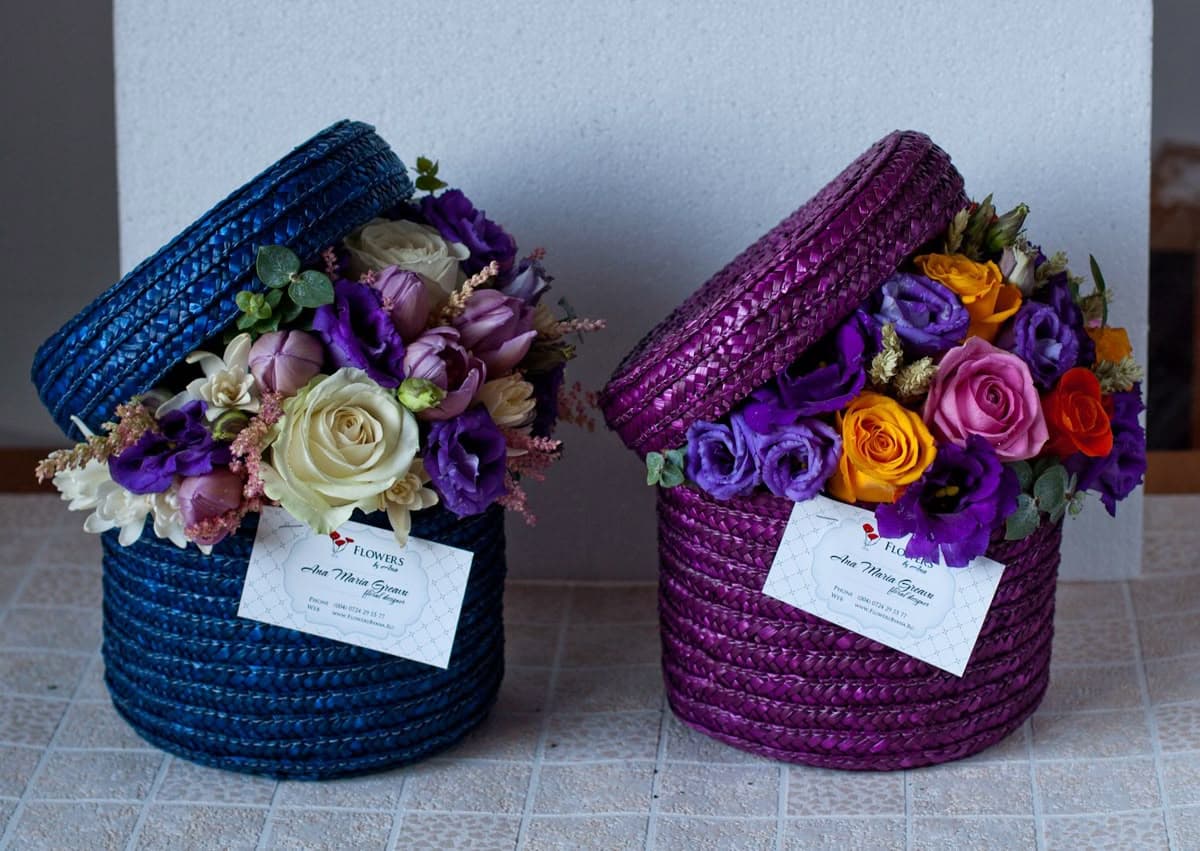 Весенняя коробка с цветами 🌼