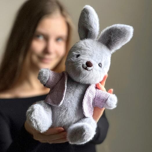 Плюшевый кролик, подарок на Новый год, подарок ребенку, игрушка