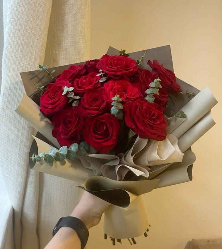51 красная роза великолепная 💖