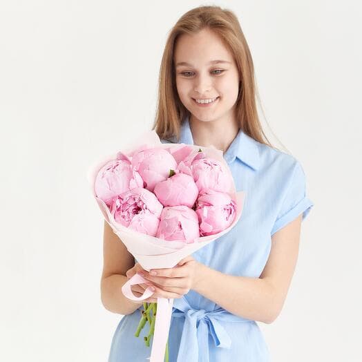 Bouquet of air peonies