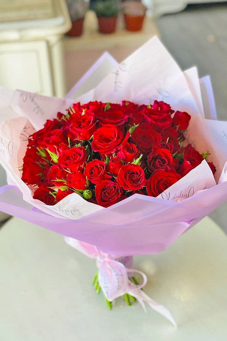 51 Pink Roses 50 cm Perfect 💐