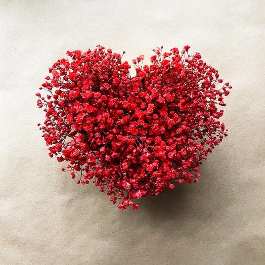 Red heart in a box