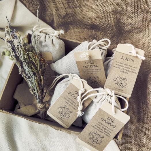 Generative set of herbal teas