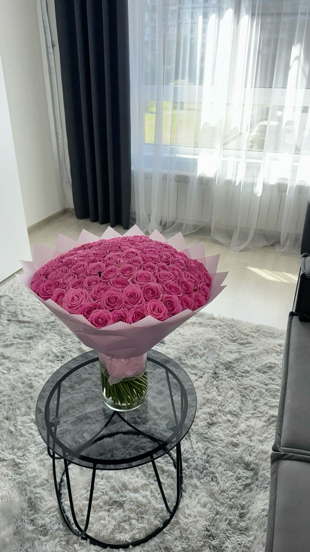101 Pink Roses 50 cm Elegant 🌹