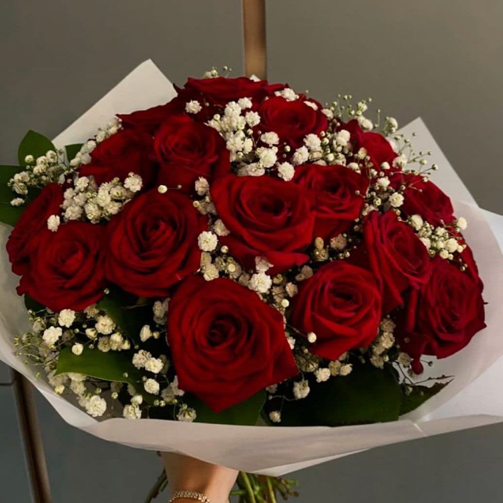 51 красная роза эксклюзивная 🔥