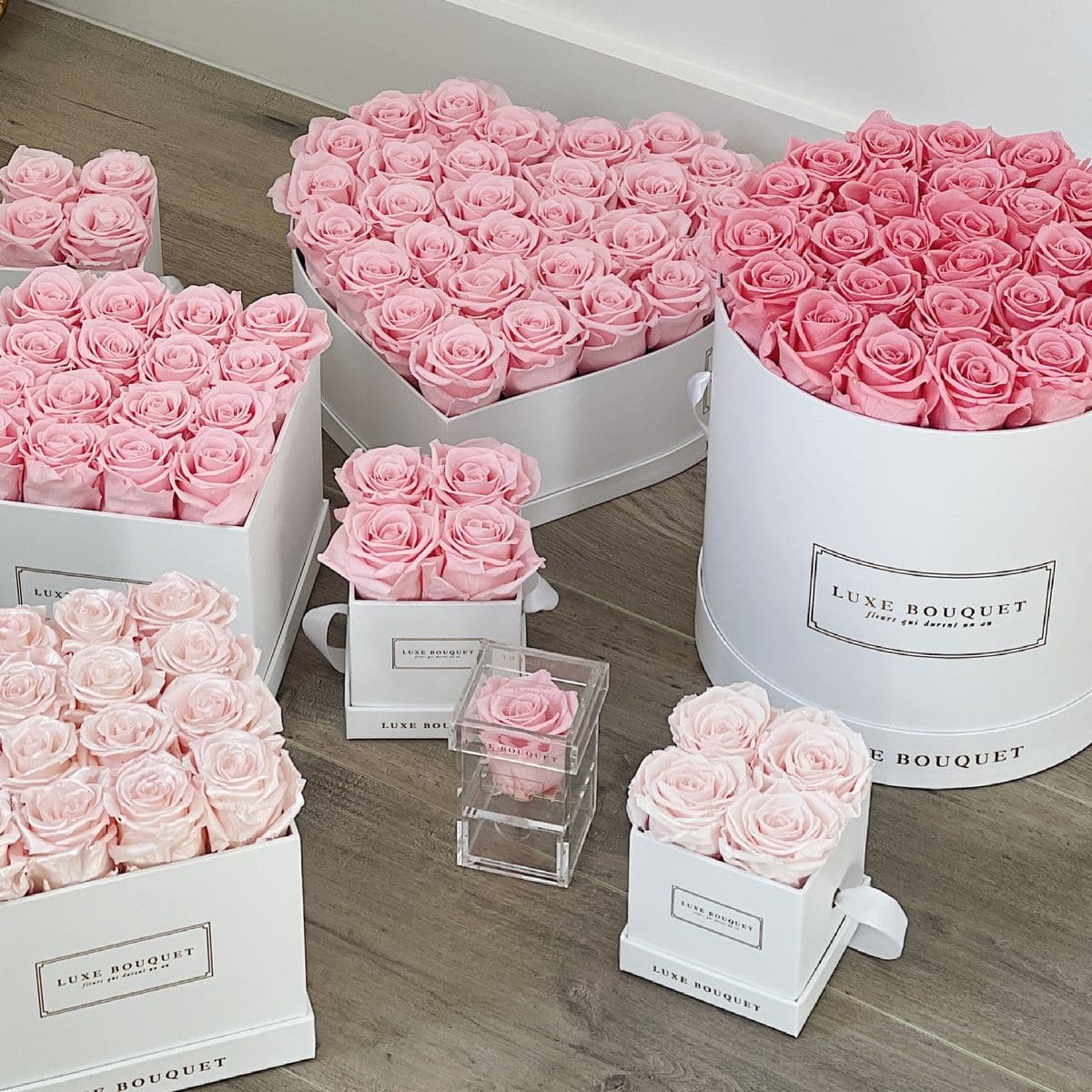 Нежная композиция в коробке 🌹
