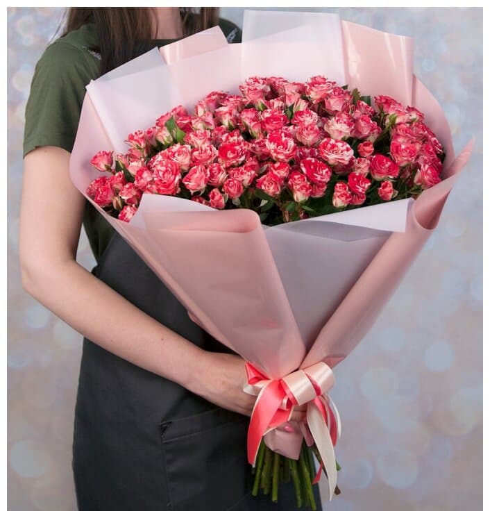 25 кустовых роз