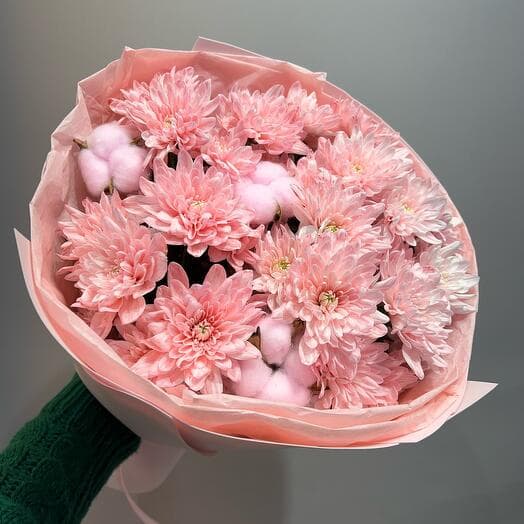 Chrysanthemums of non -woven
