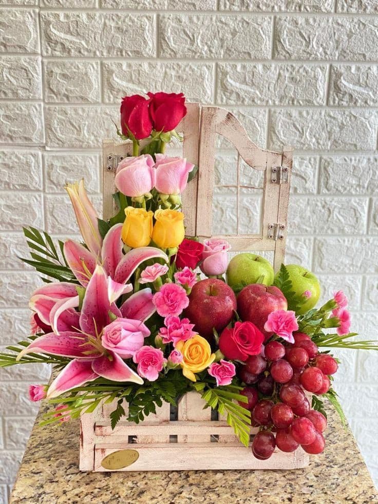 Cozy flower basket 🌺