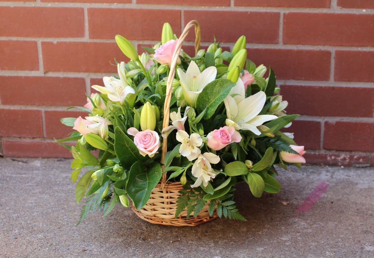 Spring flower basket 🌼
