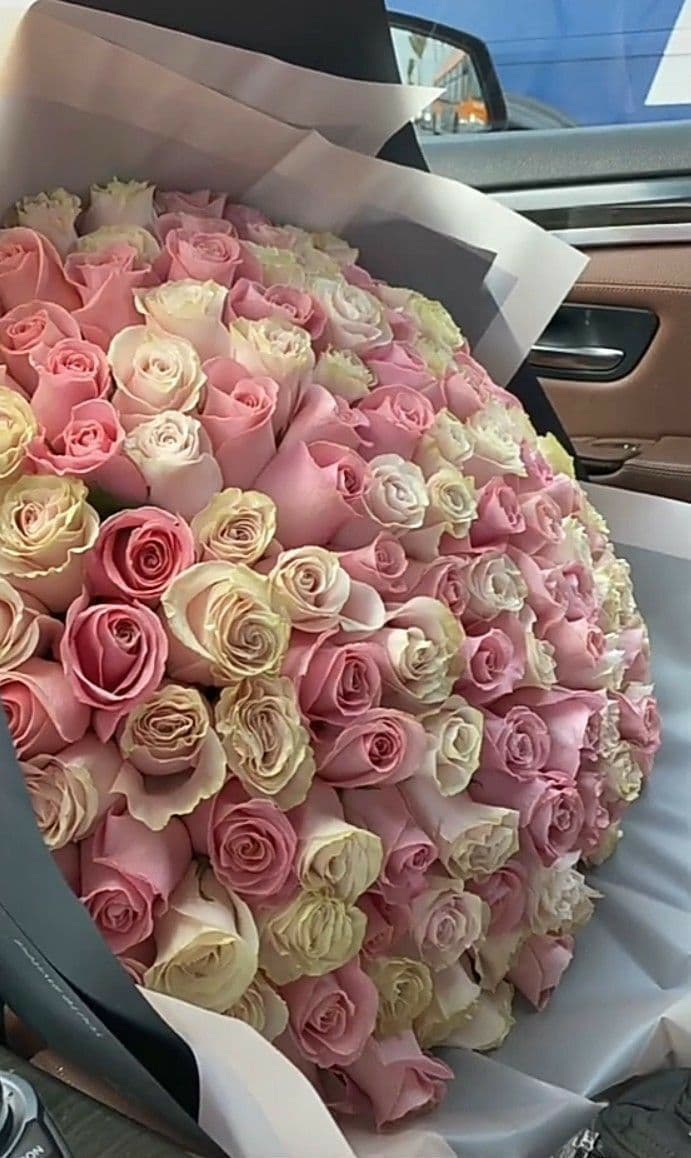 Букет из 101 розы для признания в любви 🌹