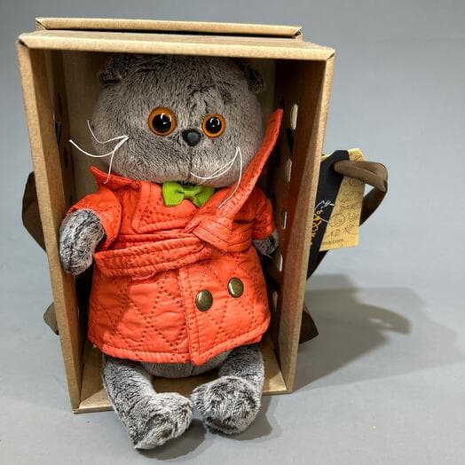 Toy "Basik in a quilted coat"