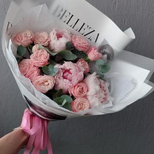 Piones and roses