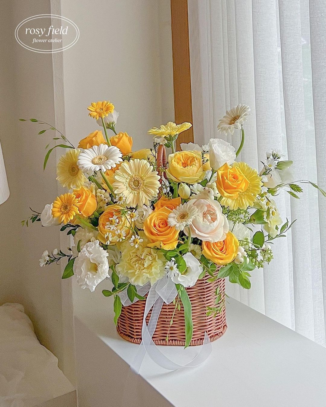 Романтичный сюрприз в корзине 💐