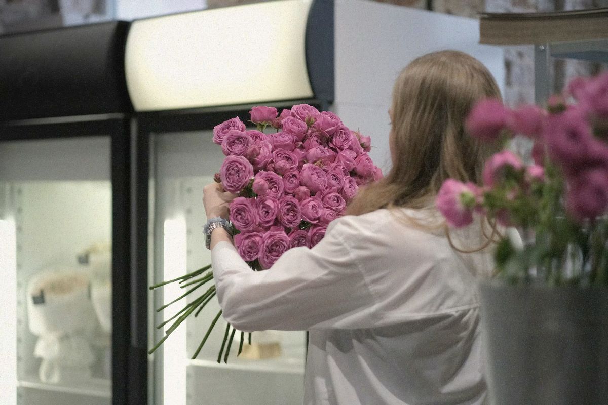 Уютный моно букет 🌺