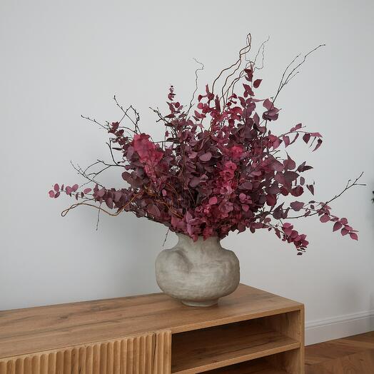 Интерьерный букет из стабилизированного эвкалипта. СЕТ 652