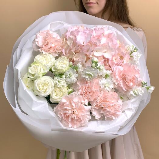 "Полли" диантусы и ароматная маттиола